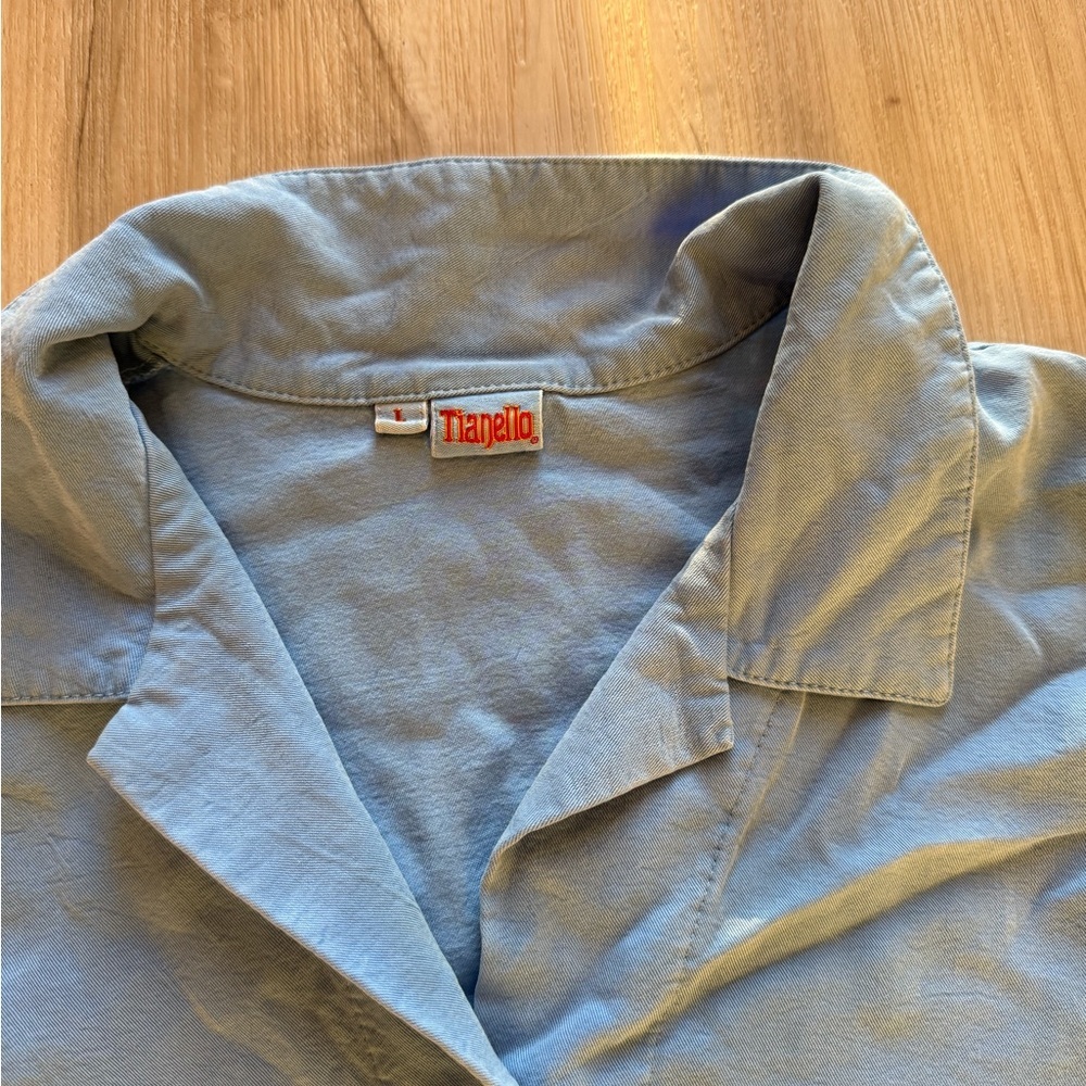 Tianello Light Blue Button Down Shirt - Picture 2 of 7
